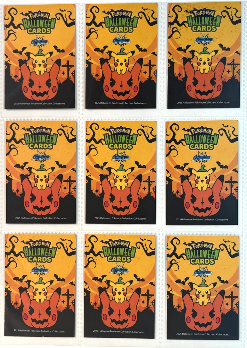 2025 BOX POKEMON HALLOWEEN Collectoons Cards - Full Set 150/150 Peru Gengar 