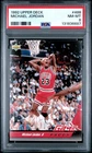 1992/93 UD UPPER DECK #488 MICHAEL JORDAN game face PSA Nm-mint 8 Bulls HOF GOAT