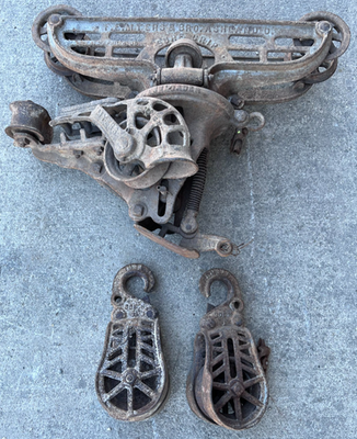 #ad #ad F.E. Myers amp; Bro Ashland Ohio Hay Trolley Carrier Cast Iron Barn Tool $224.98