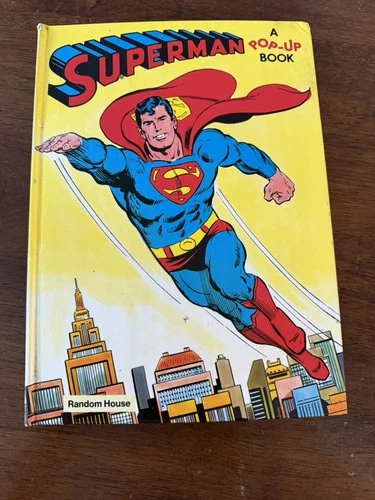 Vintage  1979 Superman Pop-Up Book DC Comics Super Man Random House