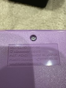 Game & Watch Snoopy Tennis