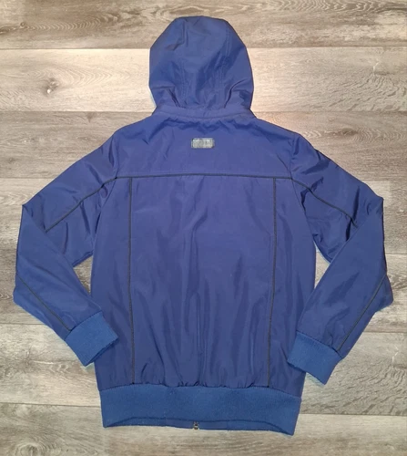 Baubax Travel Bomber Jacket Detachable Hood Utility Softshell Navy Mens Small image 2