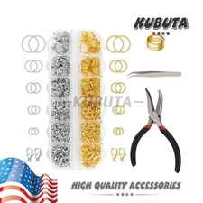 1200Pcs Lobster Clasp Open Jump Rings For DIY Jewelry Making Necklace Bracelet