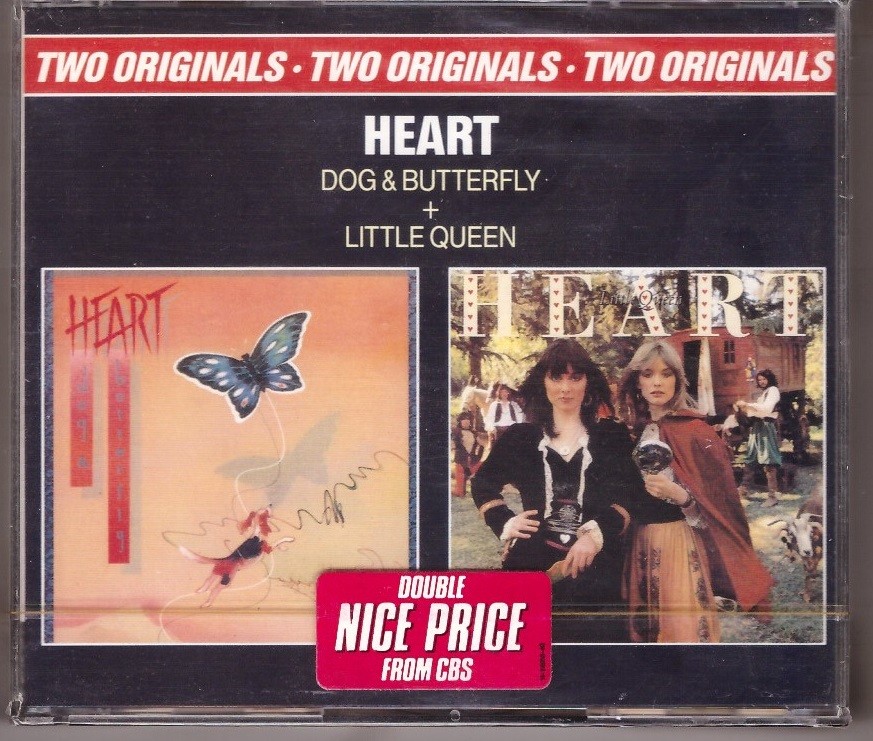 HEART - DOG E BUTTERFLY / LITTLE QUEEN BOX DOPPIO CD NUOVO SIGILLATO
