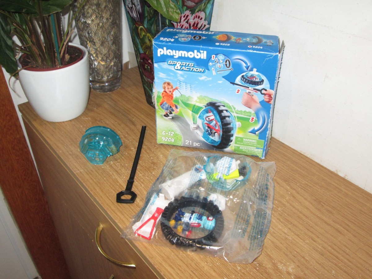 Playmobil 9204 Sports Action Blue Alien Speed Ball Blue Roller Racer