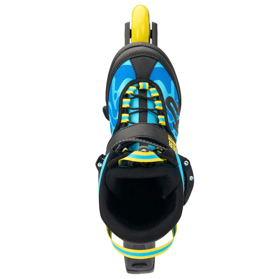 K2 Raider Pro Kinder-Inliner Inline-Skates Kids größenverstellbar Blau/Gelb NEU - Bild 4 von 4