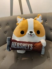 ZURU Snackles HERSHEY'S Corgi Benji 14" Plush Super Soft Stuffed Animal  New 