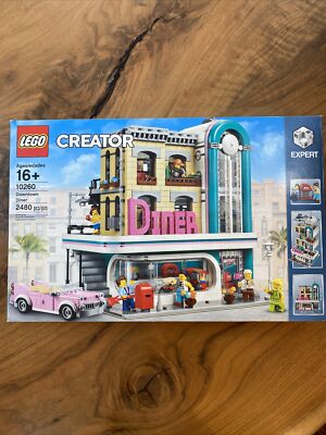 LEGO Creator 10260 Downtown Diner RETIRED Nice Box See Pics