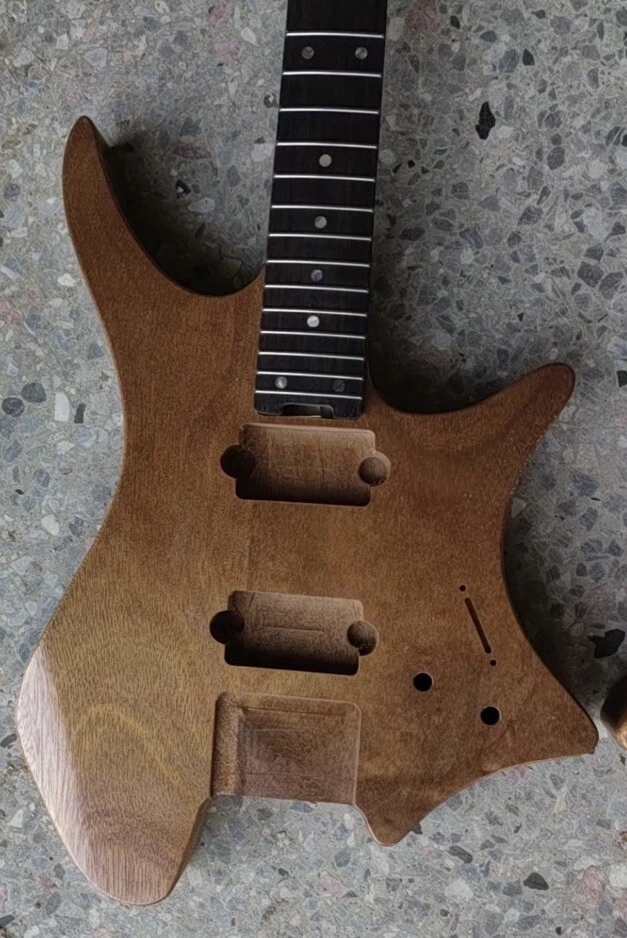 24frets No headstock wenge neck mahogany electric guitar body eBay