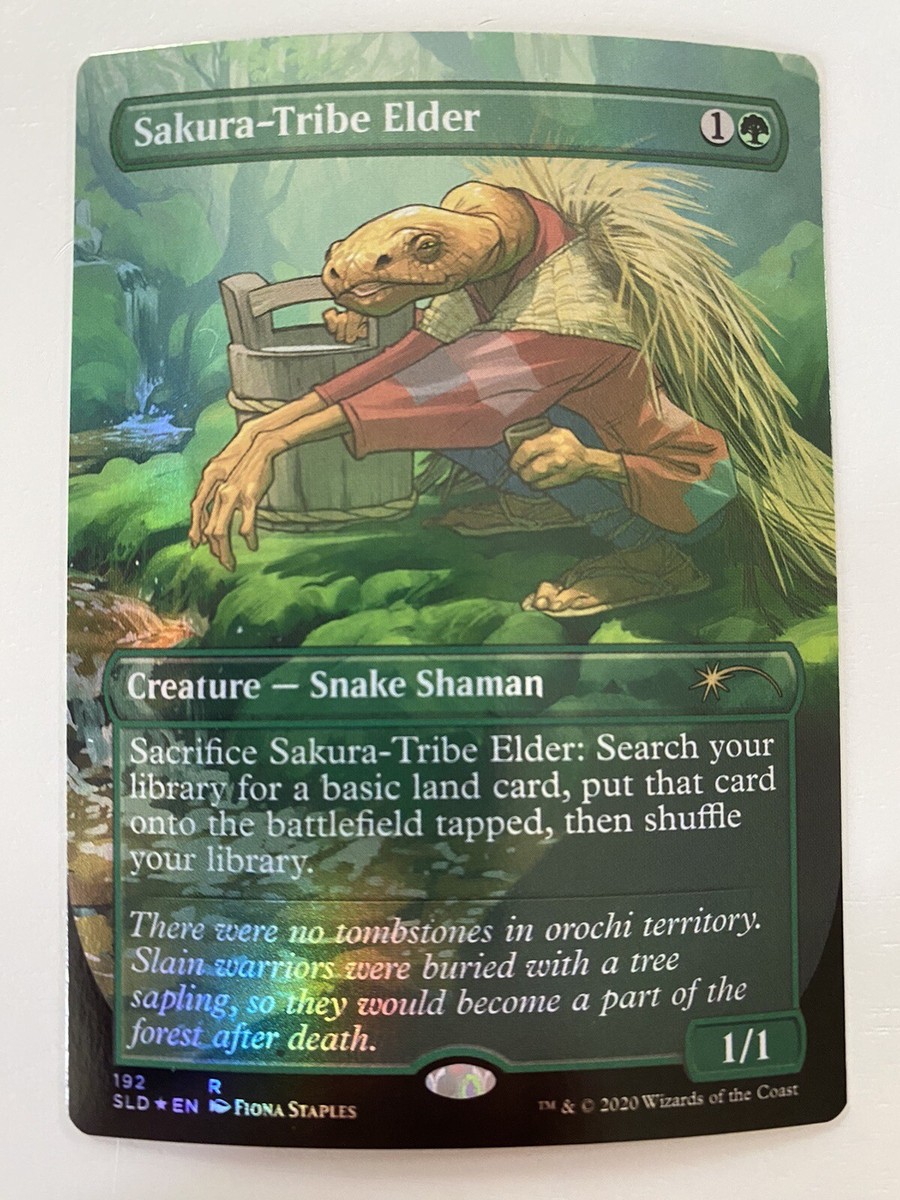 Sakura Tribe Elder *FOIL* SECRET LAIR: Fiona Staples MT/NM MTG