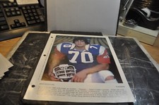 Montreal alouettes 1980 # 70 doug scott Dimanche Derniere Heure Newspaper Insert