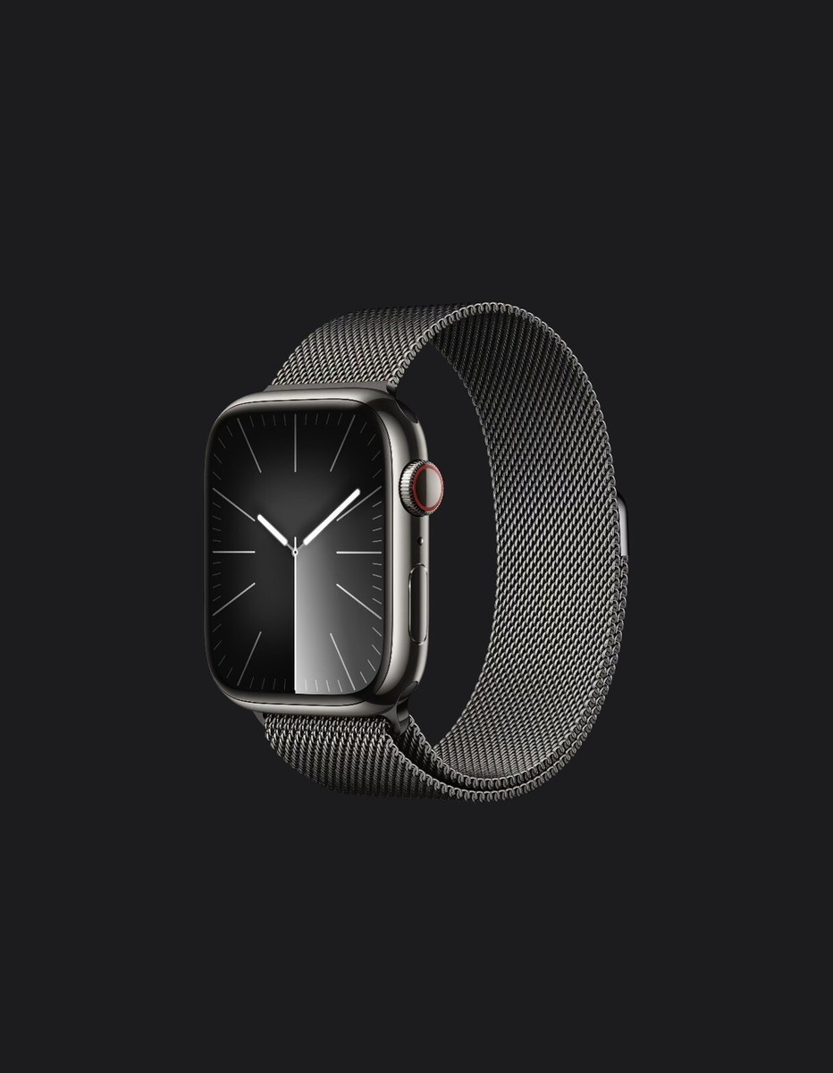 Series9[45mm/セルラー]ステンレス グラファイト Apple Watch