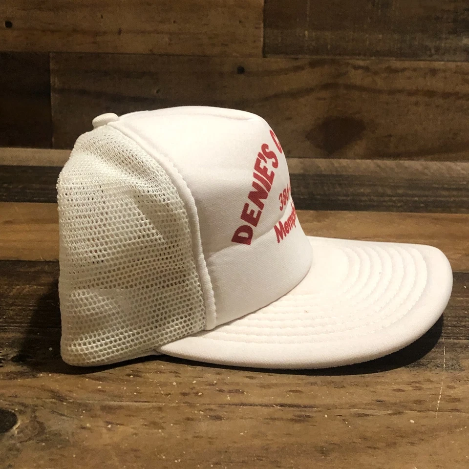 De Colección Denie's Sombrero de Concreto Gorra Snapback Para Hombres Blanco Rojo Memphis Tennessee - LEER Foto 4 de 4