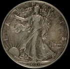 1939 P Walking Liberty Half Dollar Silver US Type Coin Obsolete Philadelphia