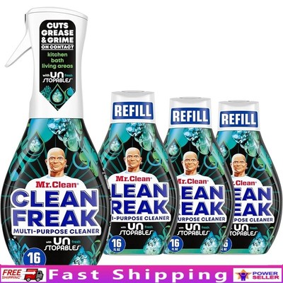 Multi Surface Cleaning Spray Starter Kit Refill Bundle Fresh Scent 64 fl oz New