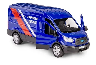 DAFFI Ford Transit Van Express Delivery Model Car Diecast Toy 1:34-1:39 RMZ City