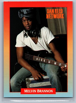 1991 Brockum RockCards Melvin Brannon #25 Trading Card Dan Reed Network
