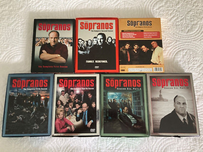 The Sopranos FULL TV Series, Seasons 1-6 Complete DVD, 1999-2007 Crime Drama