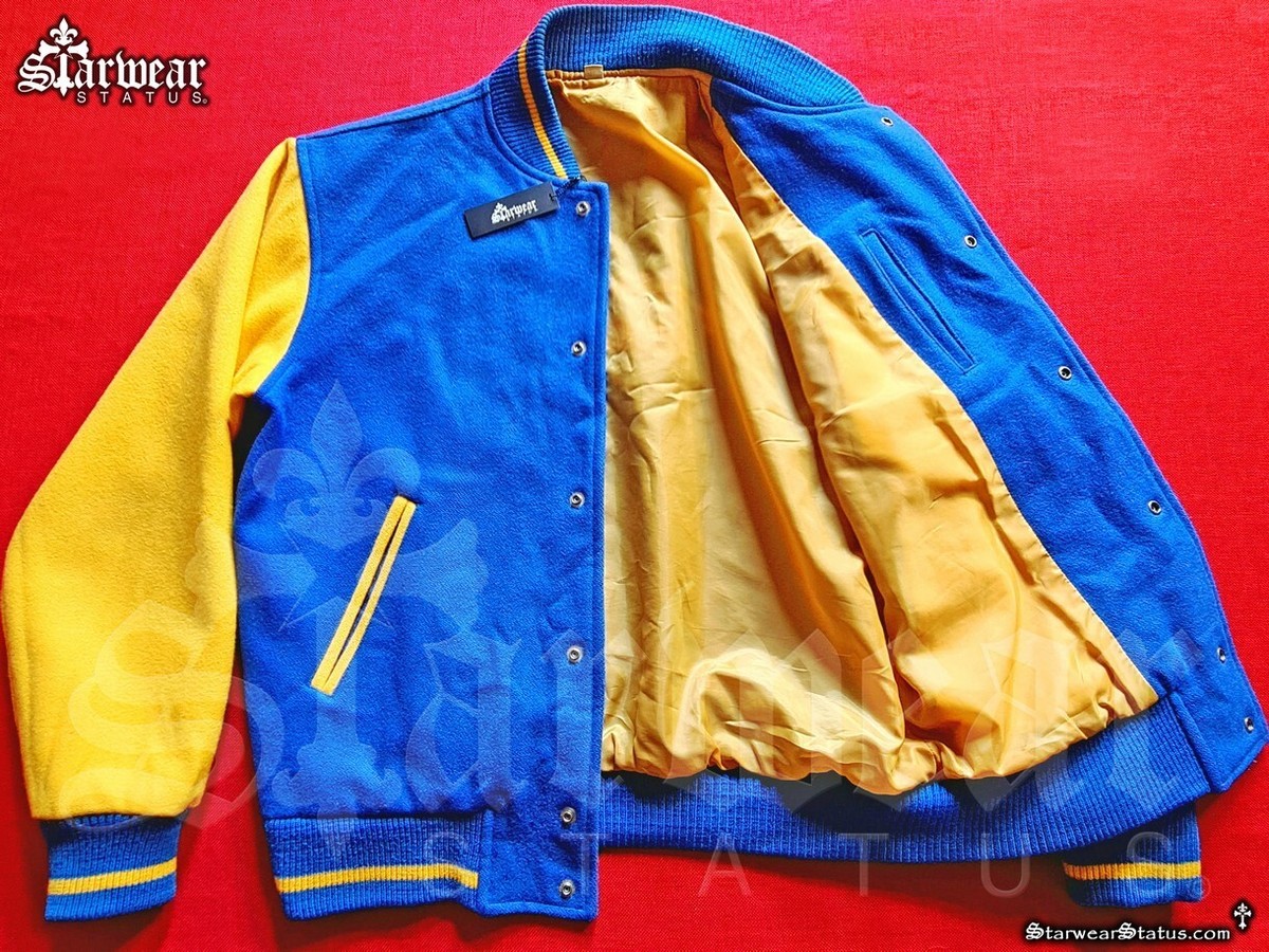 🔥80s TEEN WOLF Cast Crew Movie Promo Letterman Jacket M - MICHAEL