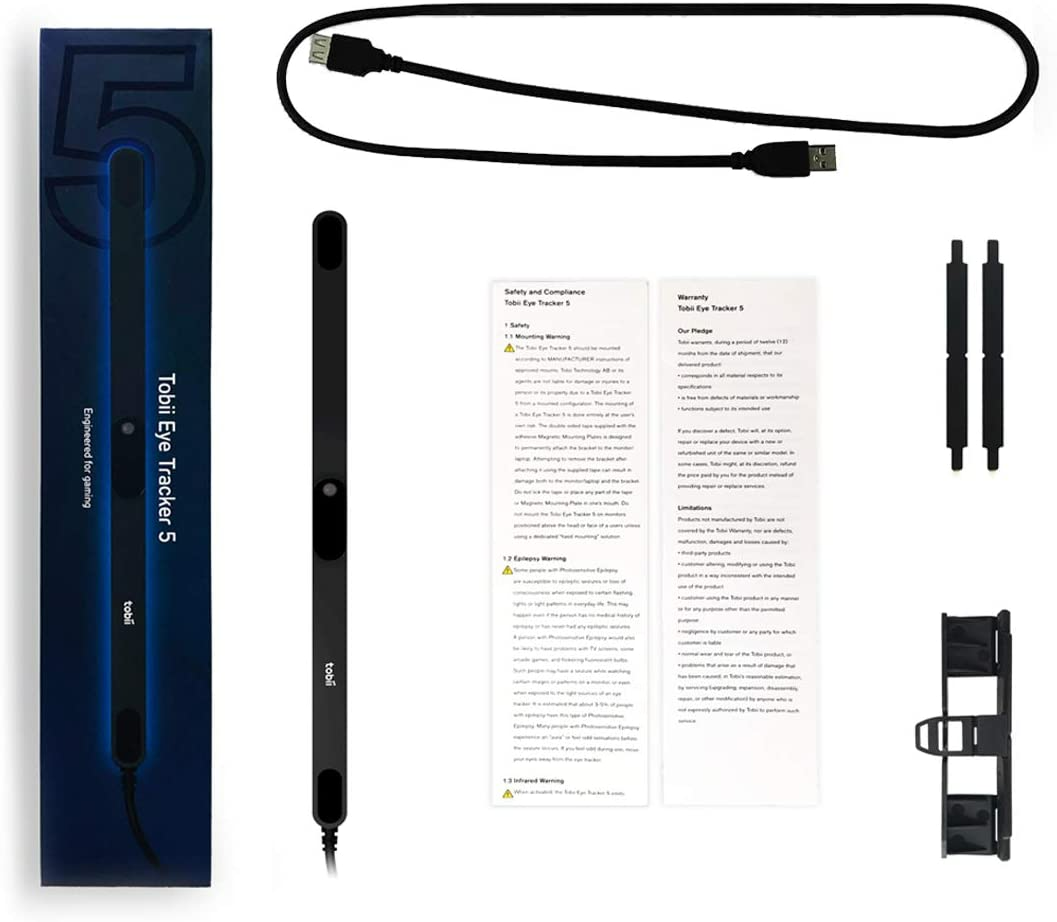 Tobii Eye Tracker 5 MicroConsole Peripheral for Streaming PC