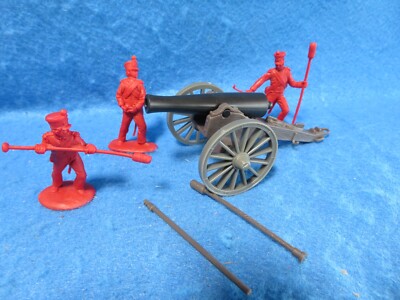 Classic Toy Soldiers ALAMO/NAPOLEONIC 12 Lb. cannon Red crew 54MM
