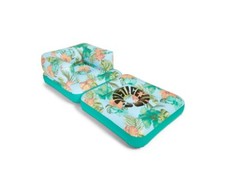 Justice 2-in-1 Foldable Lounger Pool Float Chair, Ages 6 , for Adults,...
