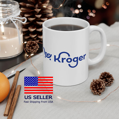 Kroger Store 11oz 15oz Coffee Tea White Mug