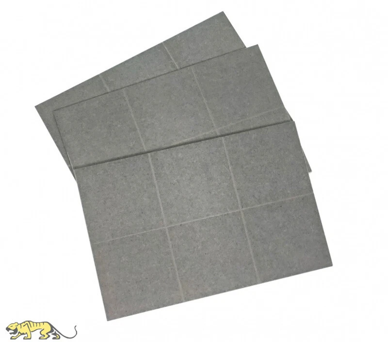 KIDS GLOBE COUNTRY LIFE Country Life 1000608 Diorama Grundplatte Betonplatten - 180 x 120mm - 3 Stück