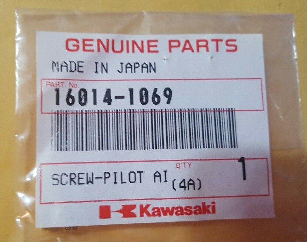 Kawasaki ZX-7R Air Pilot Screw 16014-1069 (11059) | eBay
