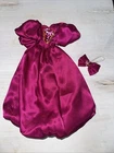 Pink Vintage Barbie Dress And Heart Piece