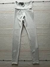 NIKE  Tight Fit High Rise Full Length Zipper PowderBlue Leggings Size S