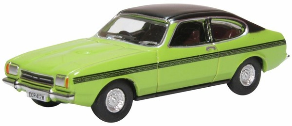 Oxford Diecast - 76CPR001 Ford Capri Mkii LimettengrüN 1/76 MaßStab 00 Spur T48-image