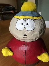 South Park Cartman Paper Mache Art Statue Custom 22" Tall
