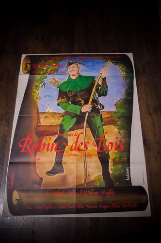 ROBIN HOOD (1938) - 1970 Reprint - Original French Movie Poster – Moyenne Fold