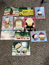 Vintage 1998 South Park Comedy Central Set of 10 Cards. .