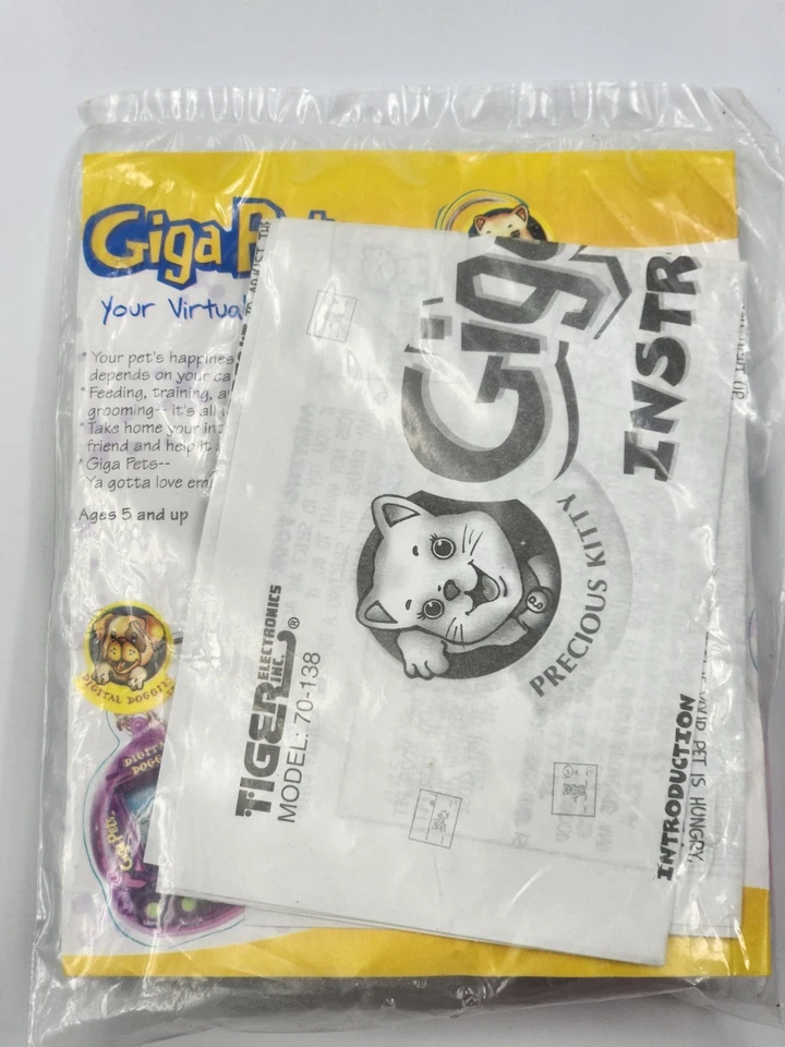 Винтажная 1997 Barbie Precious Kitty Giga Pet от Tiger модель 70-138 запечатанная новая - Изображение 2 из 4