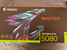 GIGABYTE AORUS GeForce RTX 5080 MASTER 16G Graphics Card - 16GB GDDR7, 256bit,