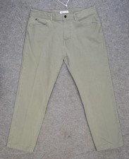 Topo Designs Pants Mens 36x26 Green Organic Cotton Stretch Casual Chino Trouser