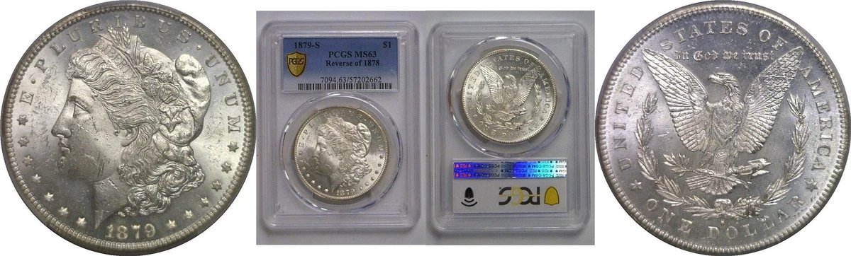 1879 Grade MS 63 Morgan US Dollars for sale | eBay