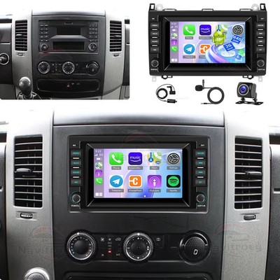 DAB+ Android 15 Carplay Autoradio Navi Für Mercedes Benz Sprinter W209 2006-2017