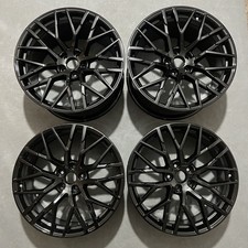 Set Of 4 Oem Factory Audi R8 20 Performance Plus Black Wheels Rims