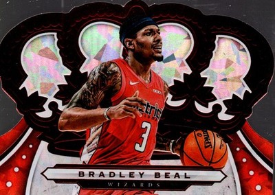2019-20 Crown Royale Crystal Red #46 Bradley Beal /49 - BSK