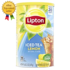 Lemon Powdered Iced Tea Sweetened  Makes 28 Quarts