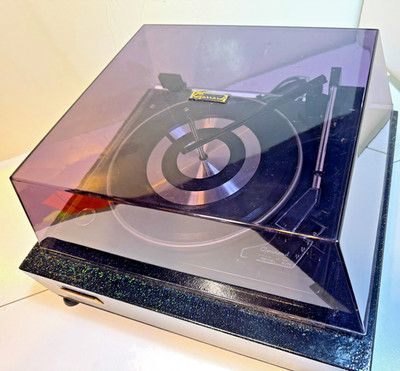 SEE VIDEO! Serviced  NOS Garrard SL- 55B Record Changer/ New Shure M44E Cart!! 