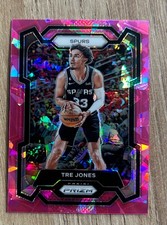 2023-24 Panini Prizm Tre Jones #232 Pink Ice Prizm