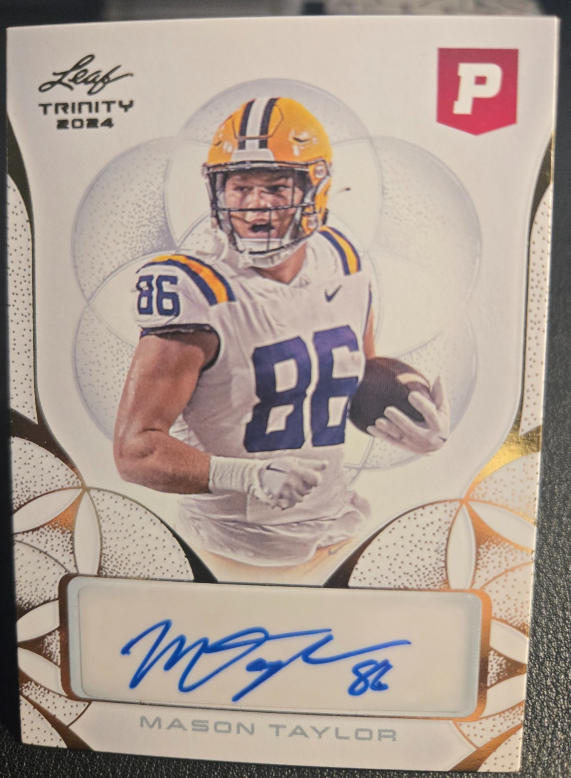 2024 Leaf Trinity Pristine Auction - Autographs Mason Taylor #BA-MT1 (AU, RC)