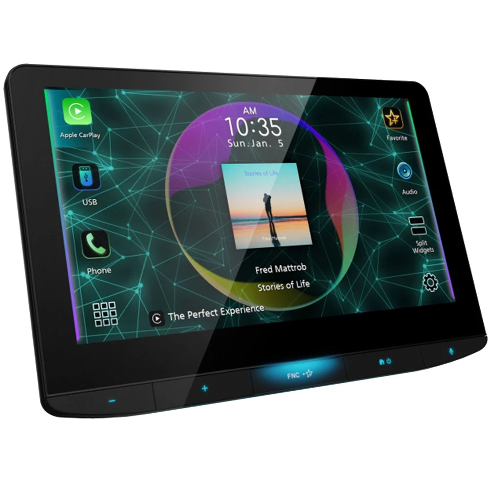 JVC KW-Z1000W Stereo Bluetooth Receiver, Antenna Adapter, Steering Wheel Control Foto 2 de 4