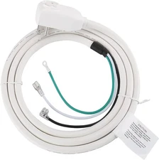 Baomain 7.5FT LCDI Power Cord 120V 13A 1560W, NEMA 5-15P, UL Listed for White 