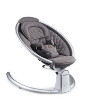Hot Mom Bluetooth Cotton Electric Baby Bouncer/Swing Dark Grey/Silver New
