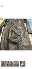 MICHAEL Michael Kors Black Faux Leather Button Sheath Dress XL